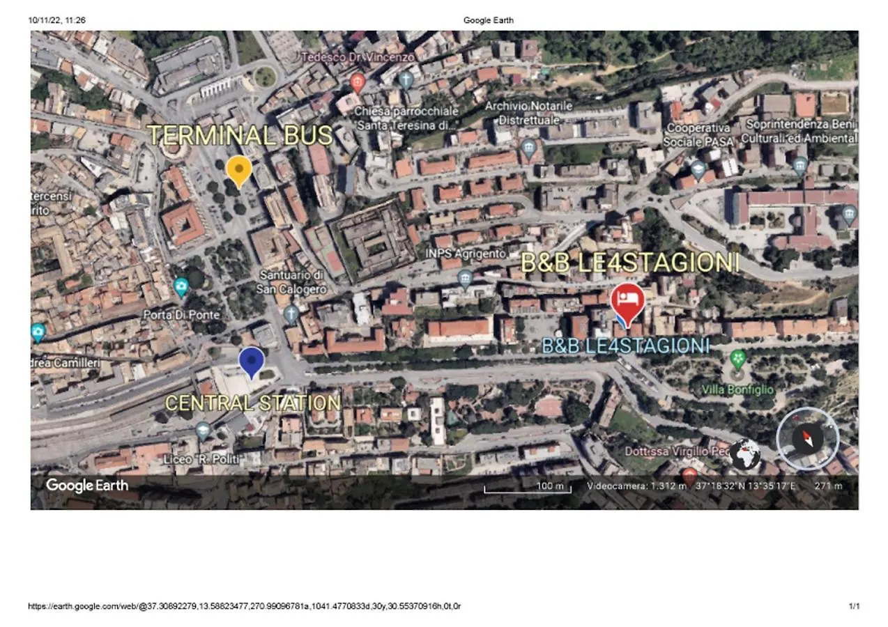 ** Bed & Breakfast B&B Le 4 Stagioni Sul Viale, Belvedere Di Agrigento Italy